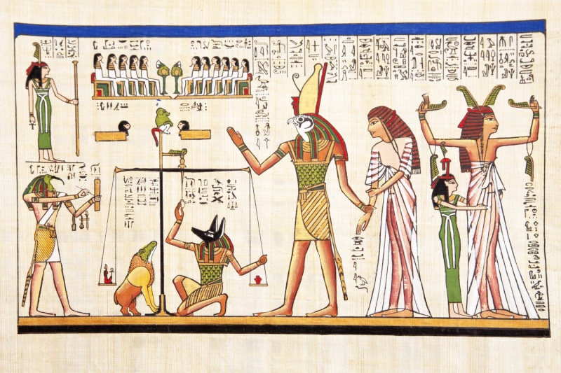 كيف كان فن الرسم في مصر القديمة