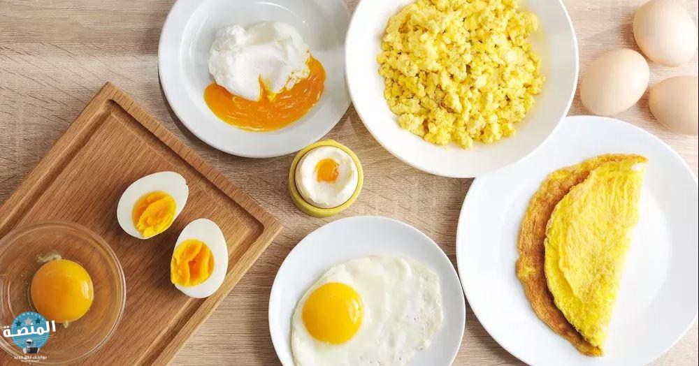 البيض الأطعمة التي تزيد هرمون التستوستيرون