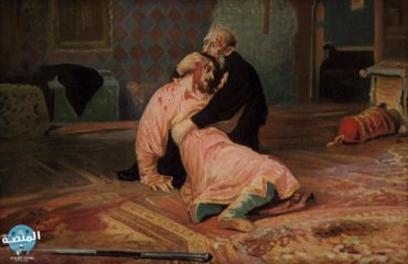 لوحة ايفان الرهيب ايفان يقتل ابنه