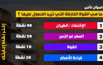 اختبار الحاسة السادسة